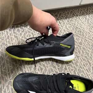 Adidas Predator accuracy injection.3 indoor Soccer shoes- Black & Neon Yellow